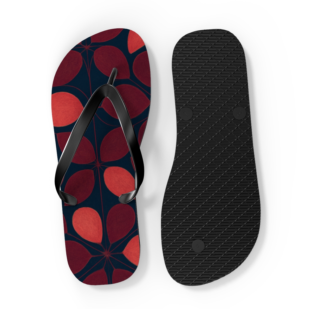 Camellia Pulse Lattice comfortable casual flip flops