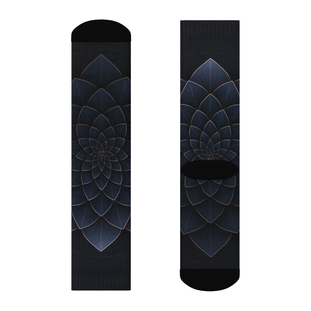 Camellia Pulse Rosette stylish patterned socks