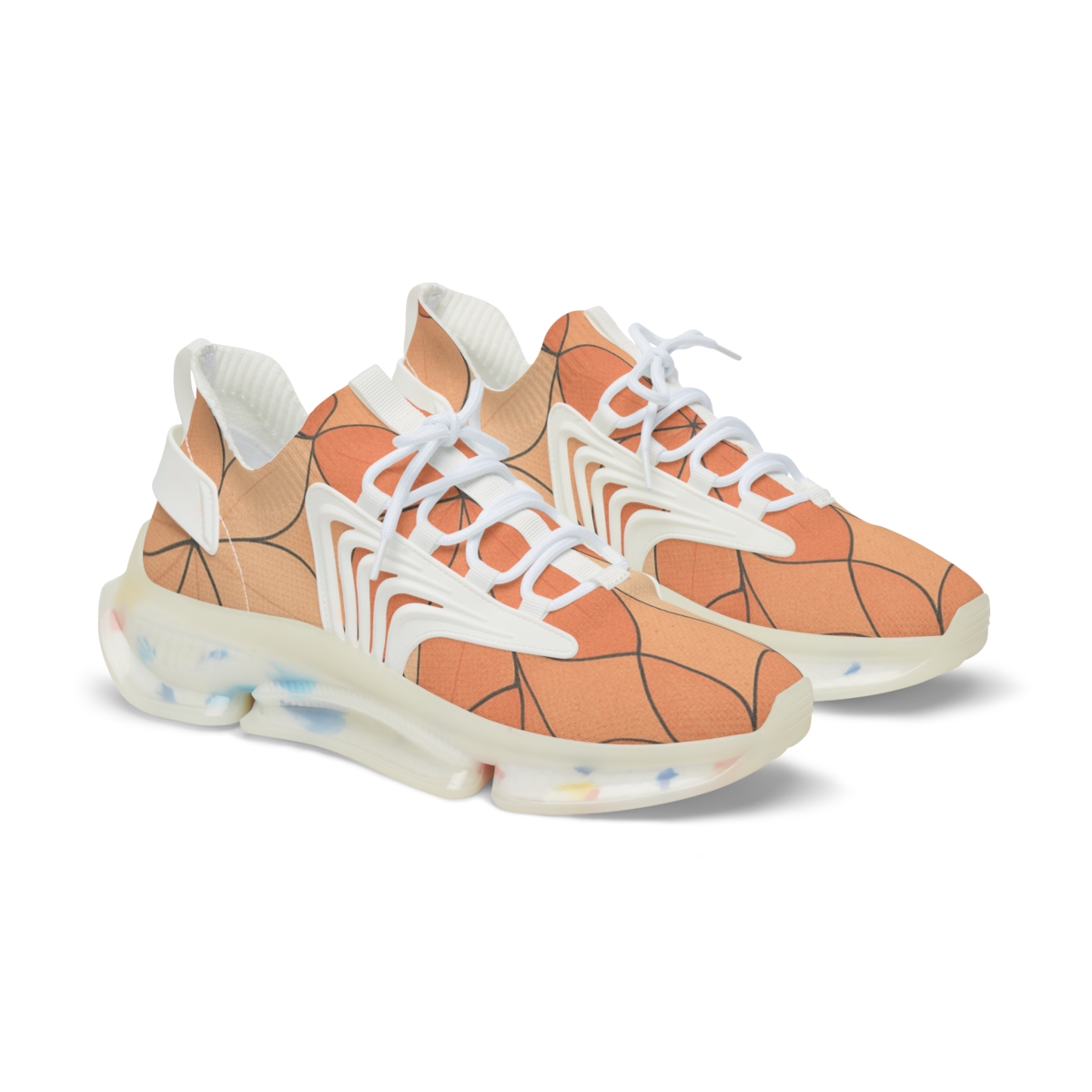 Camellia Tessellation Drift designer branded sneakers