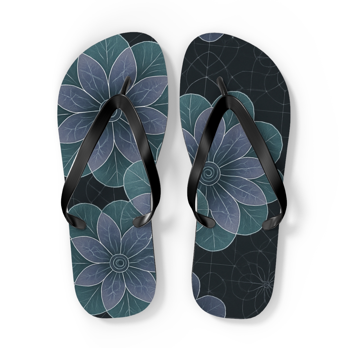 Camellia Vein Circuitry comfortable casual flip flops