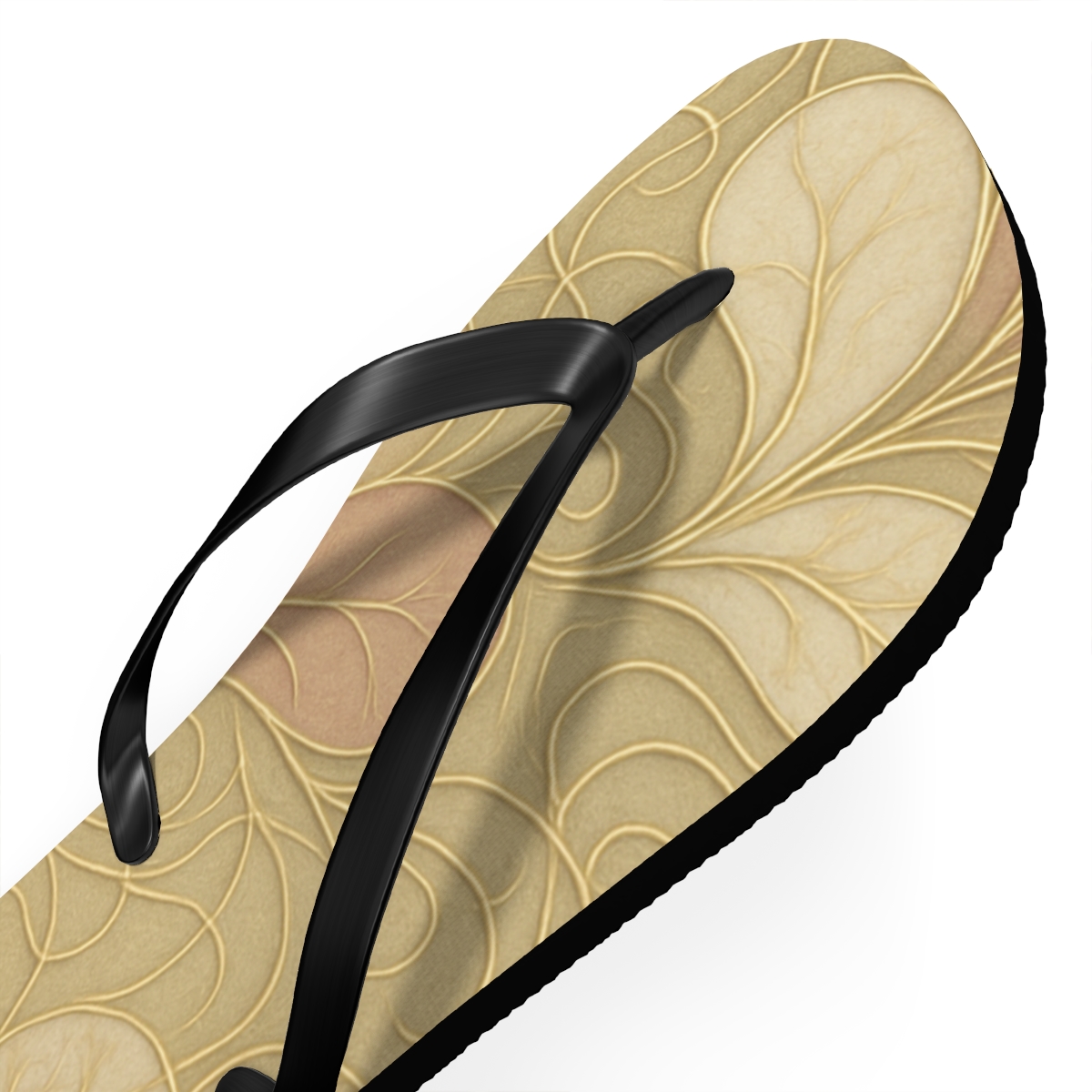 Camellia Vein Labyrinth comfortable casual flip flops