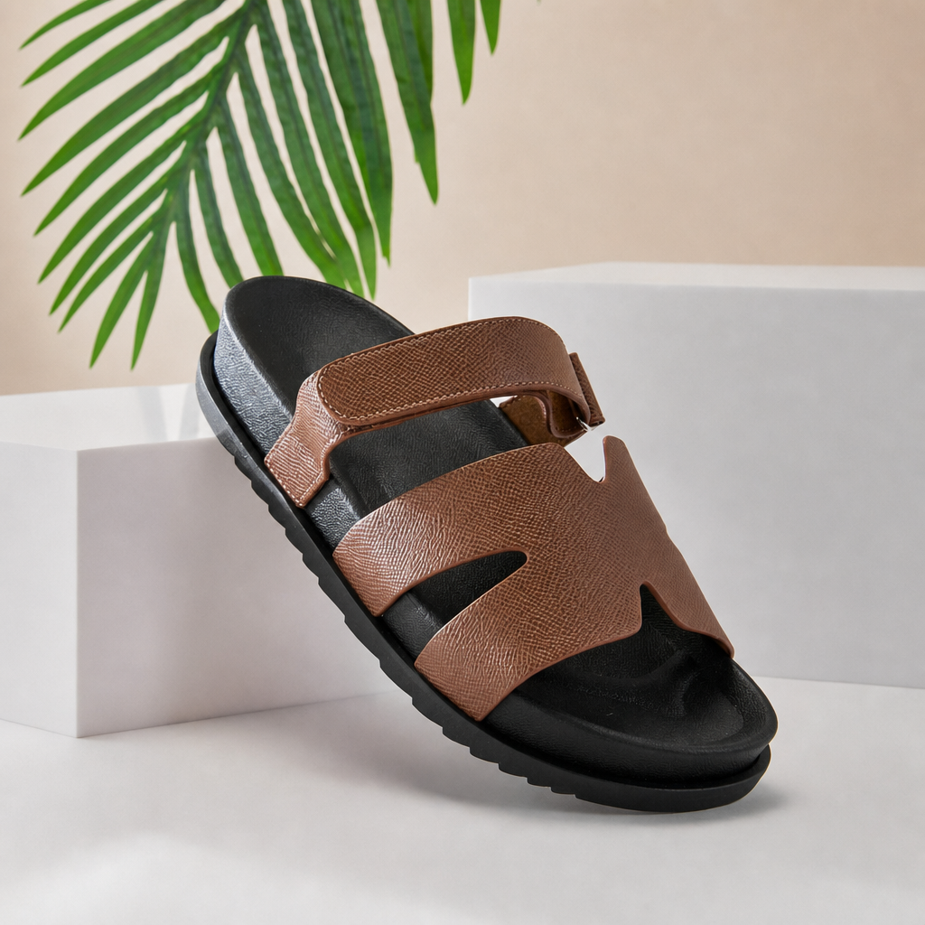 Casual Double Strap Flat Sandals For Summer