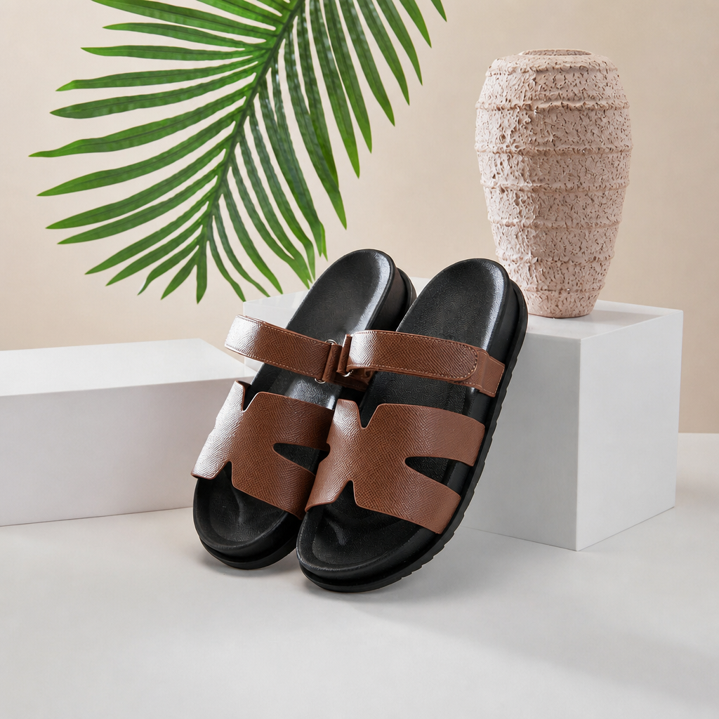 Casual Double Strap Flat Sandals For Summer