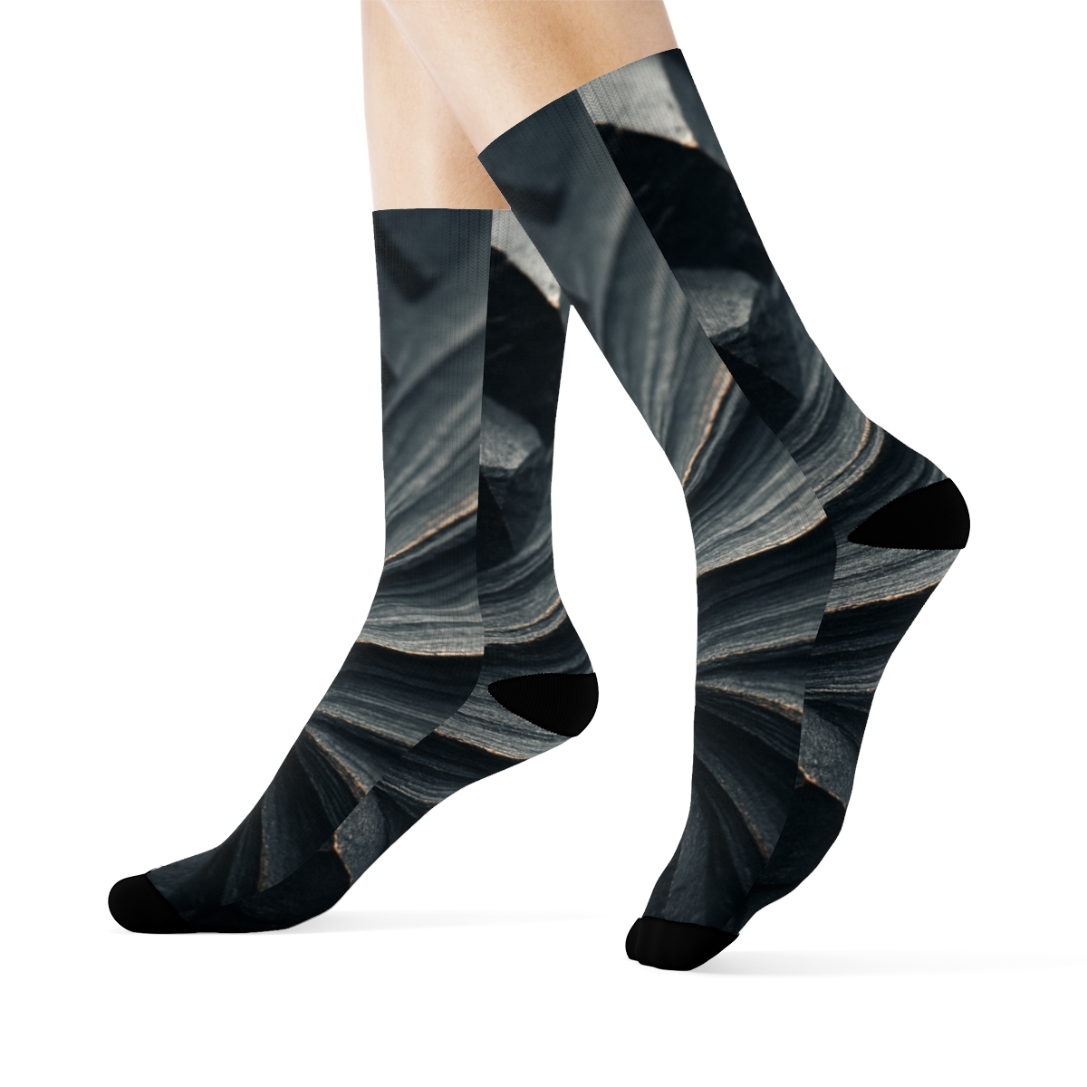 Mineral Facet Wind Arc stylish patterned socks