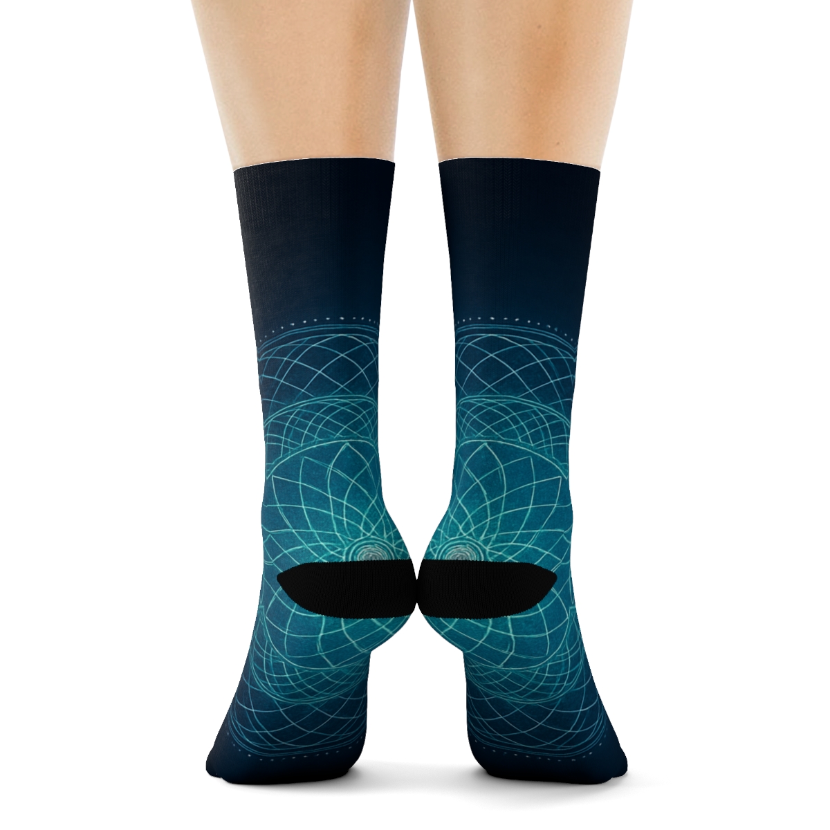 Aurora Lattice Halo trendy colorful socks