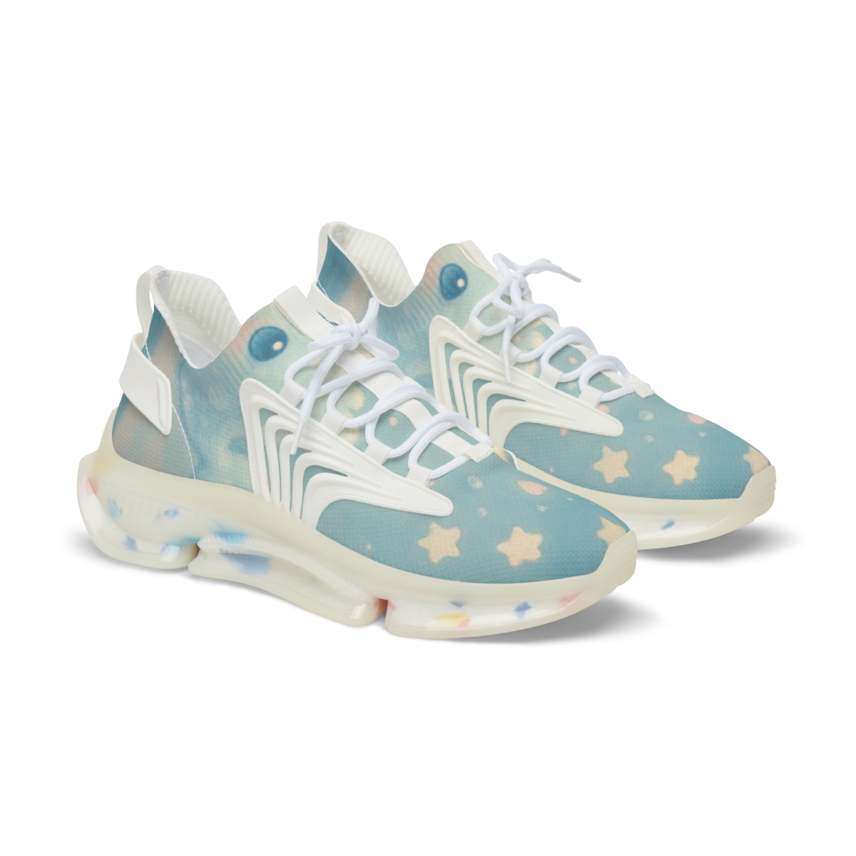 Moonlit Bubble Whale Dream trendy fashion sneakers