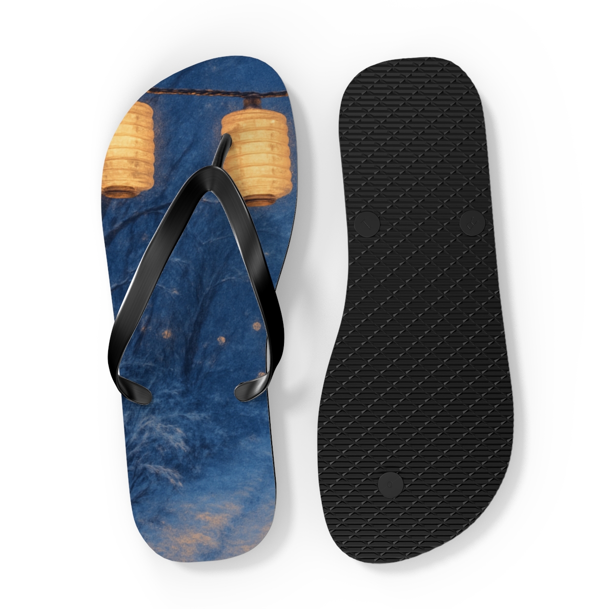 Winter Lantern Snowglow comfortable casual flip flops