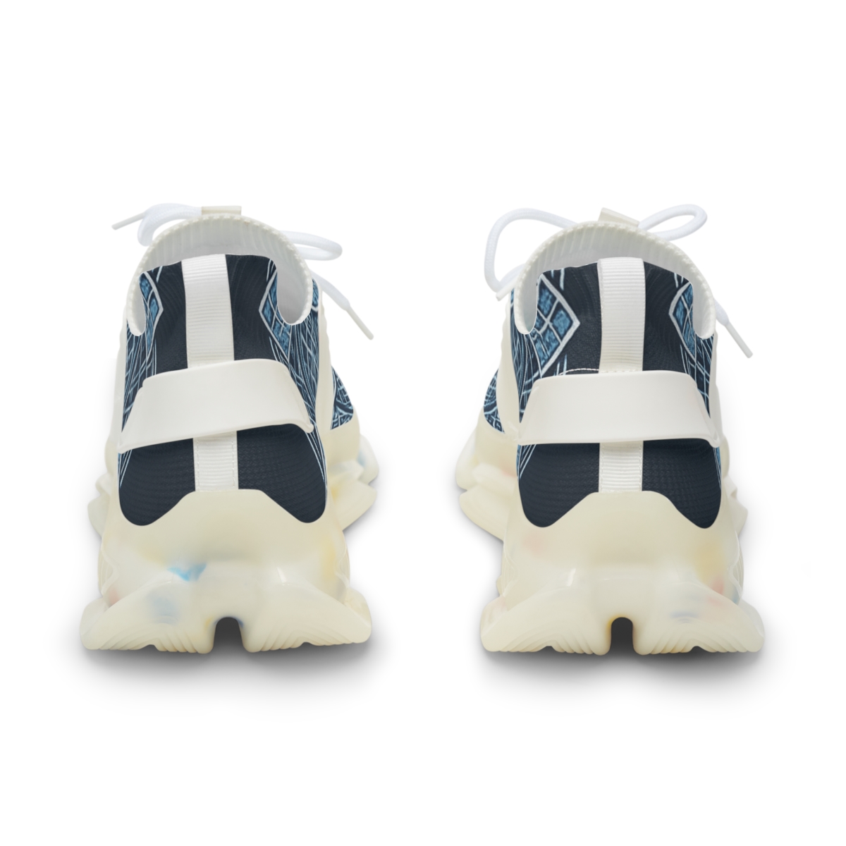 Polar Lattice Halo custom sneakers