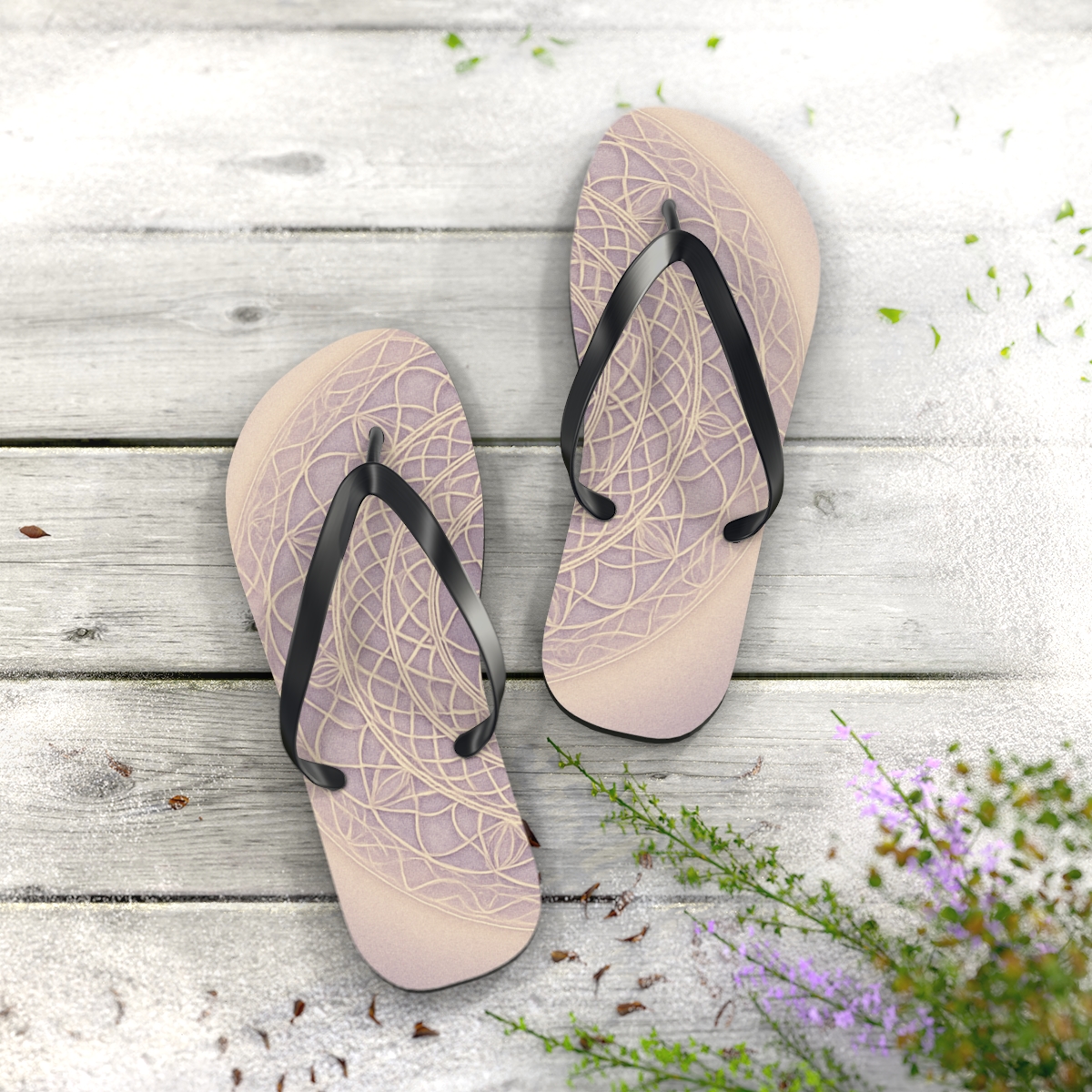 Lavender Harmony Sunsteps Flip Flops
