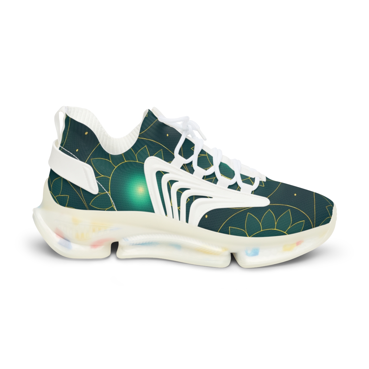 Lotus Halo Lattice personalized athletic sneakers