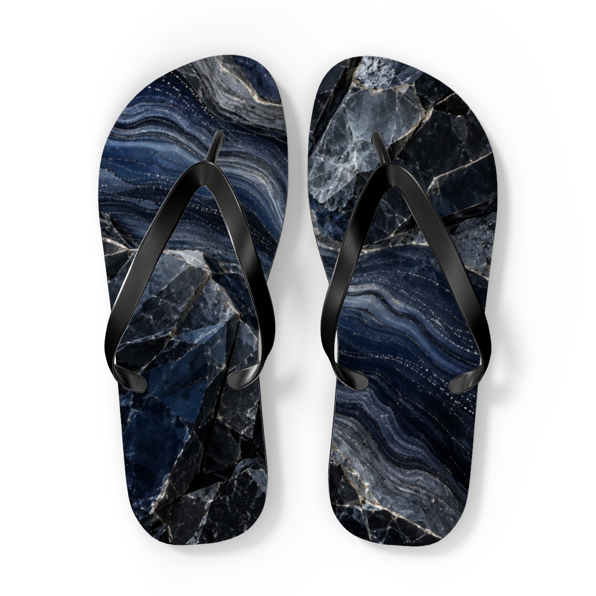 Celestial Silt Facet Array trendy printed flip flops [AI-1dd748ad-6740de2032af]