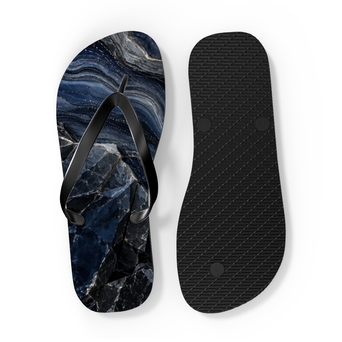 Celestial Silt Facet Array trendy printed flip flops [AI-1dd748ad-5ebab3be1400]
