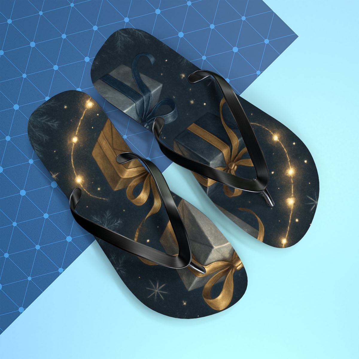 Winter Starlight Gift Ribbon stylish summer flip flops
