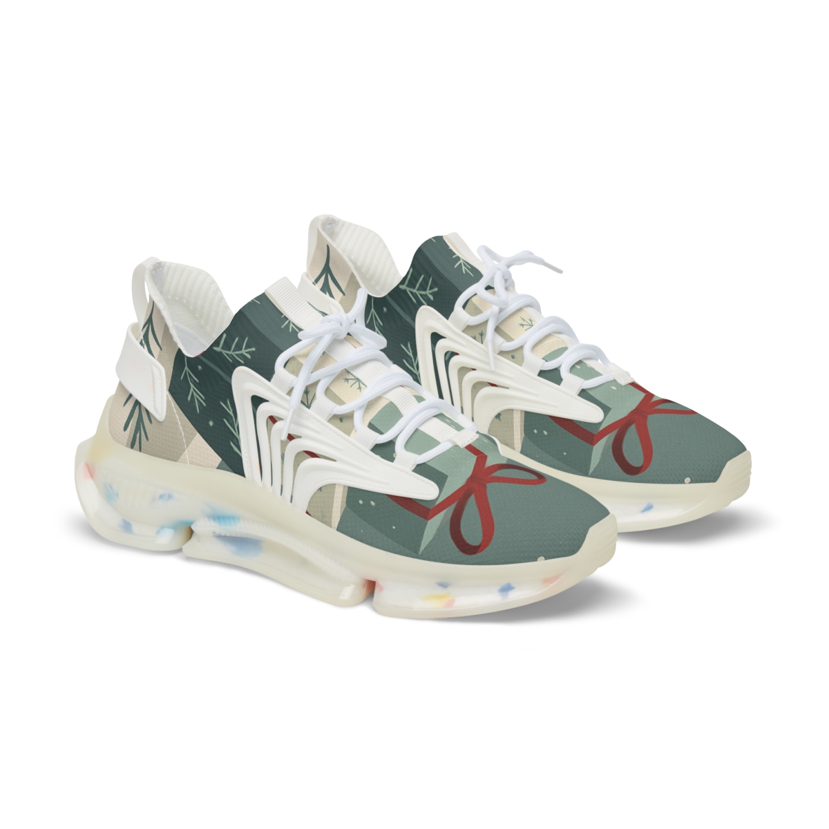 Frostbound Gift Wrap Constellations custom sneakers