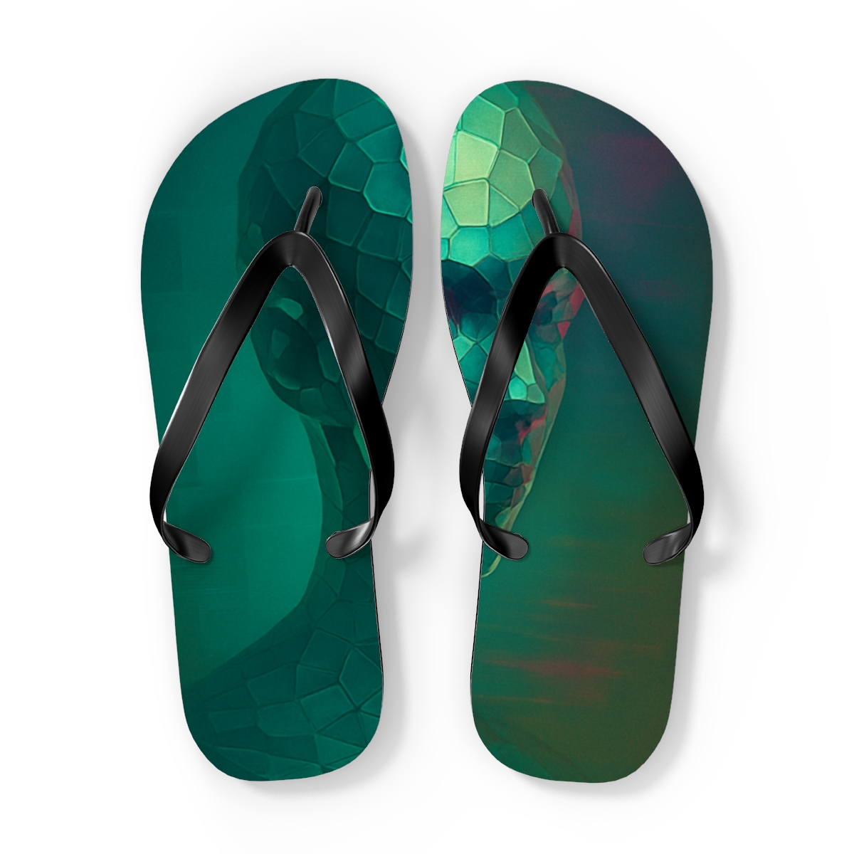 Chameleon Phase Shift Mirage soft sole flip flops
