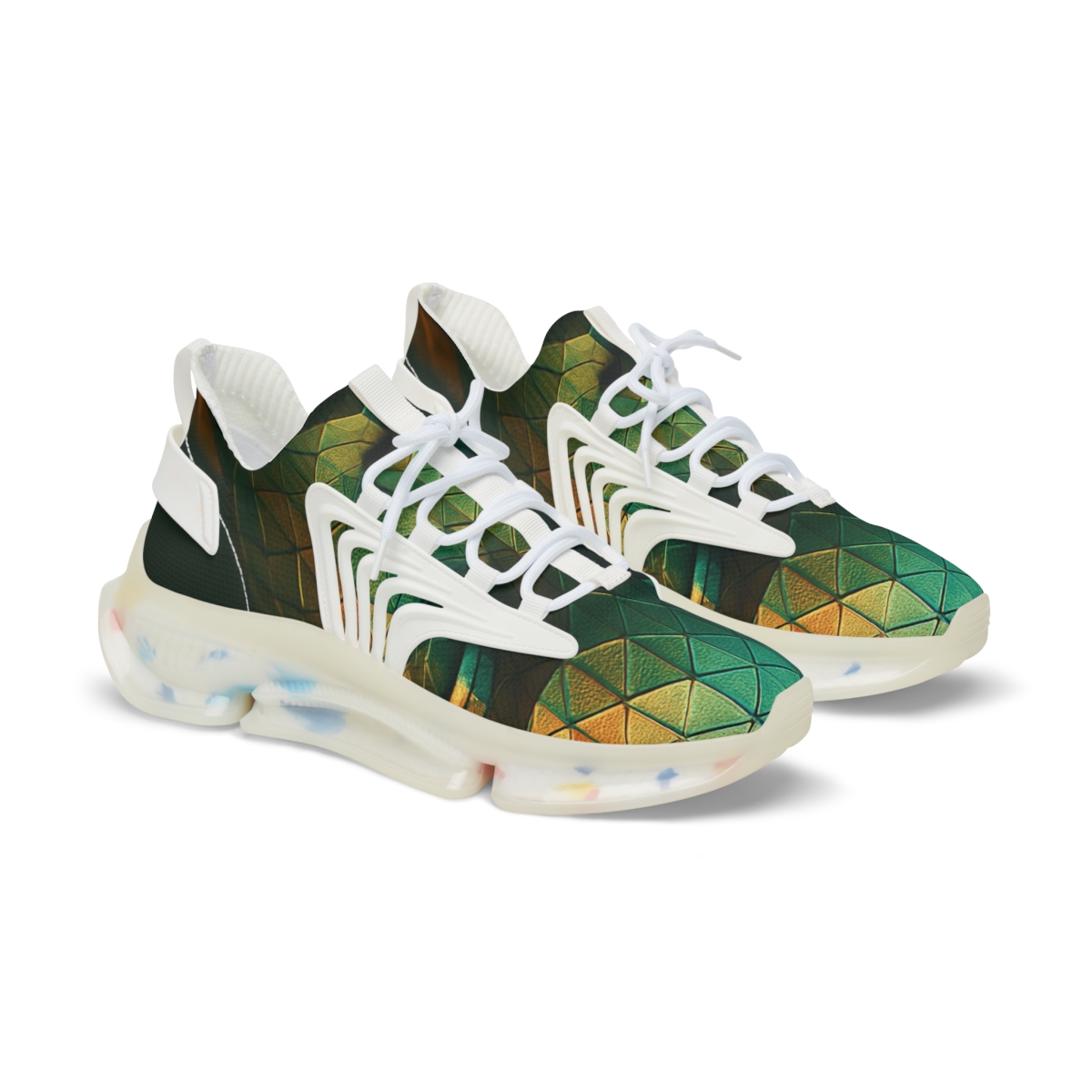 Chameleon Phase Shift Mosaic comfortable running sneakers