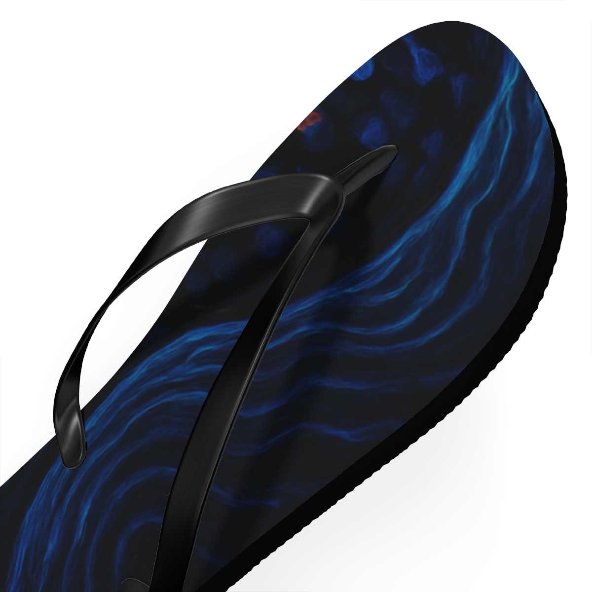 Chromatic Pulse Of The Cuttlefish unique graphic flip flops