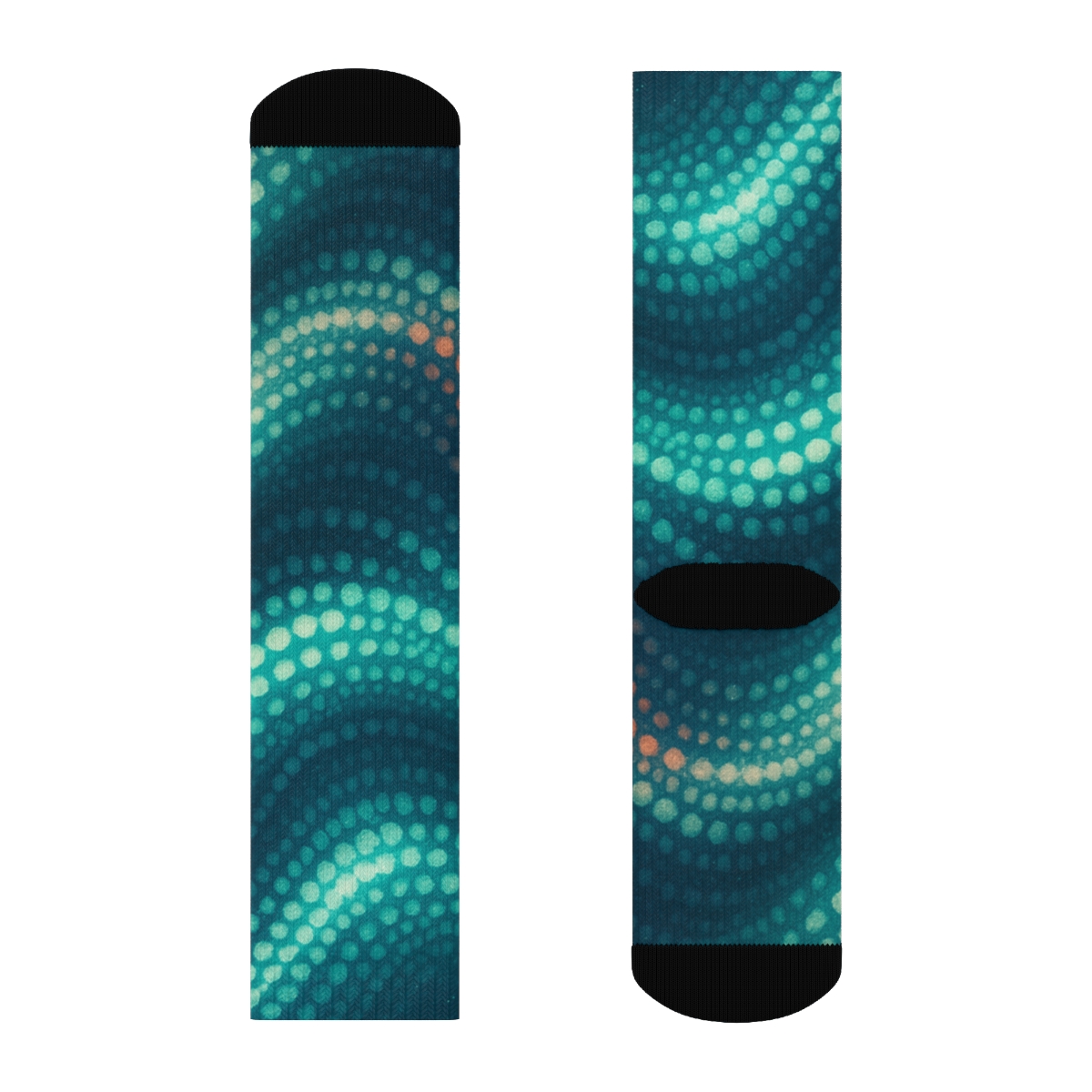 Chromatophore Mirage Weave unique printed socks