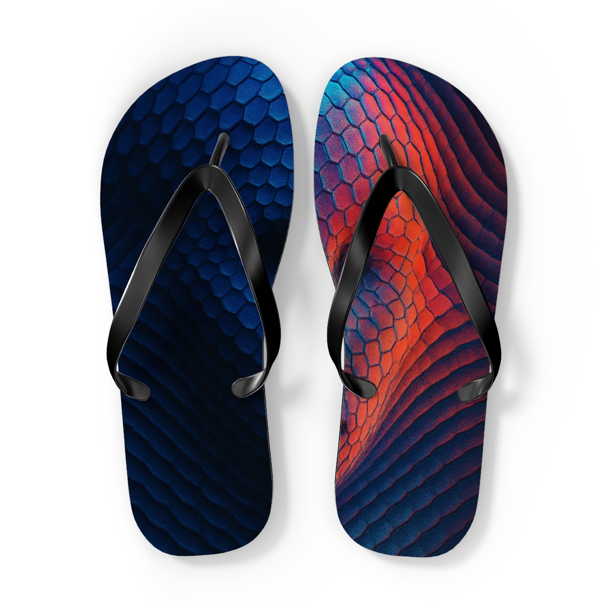 Chromatophore Pulse Of The Cuttlefish stylish summer flip flops
