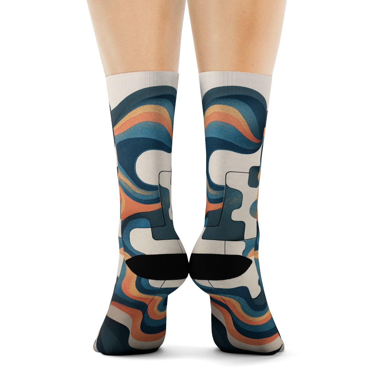 Chromatophore Symphony Of The Cuttlefish comfortable cotton socks