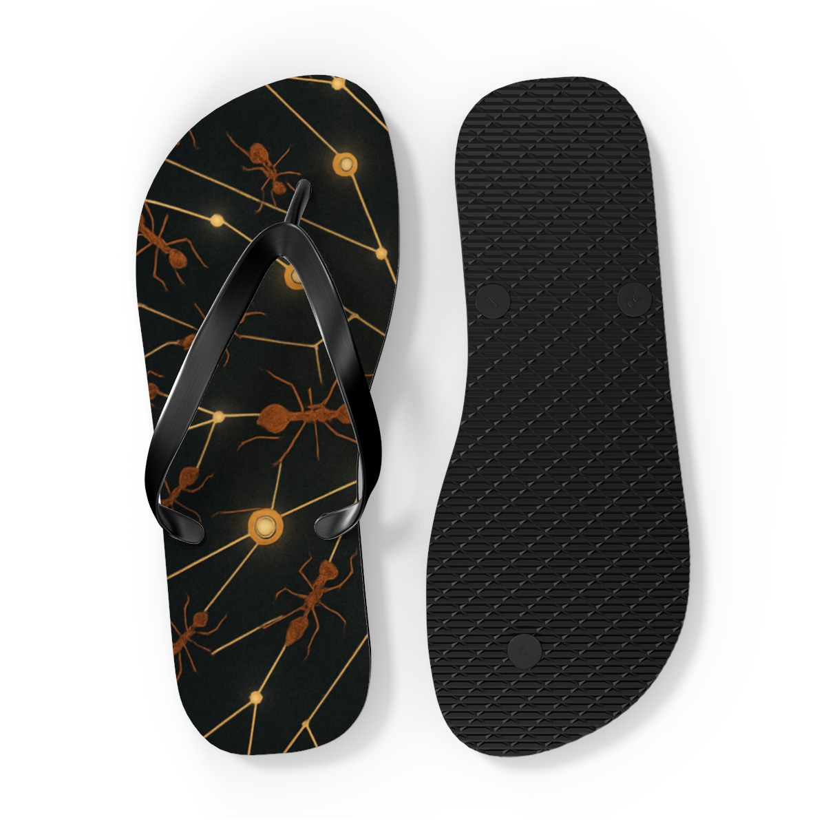 Circuit Mind Of The Ant soft sole flip flops