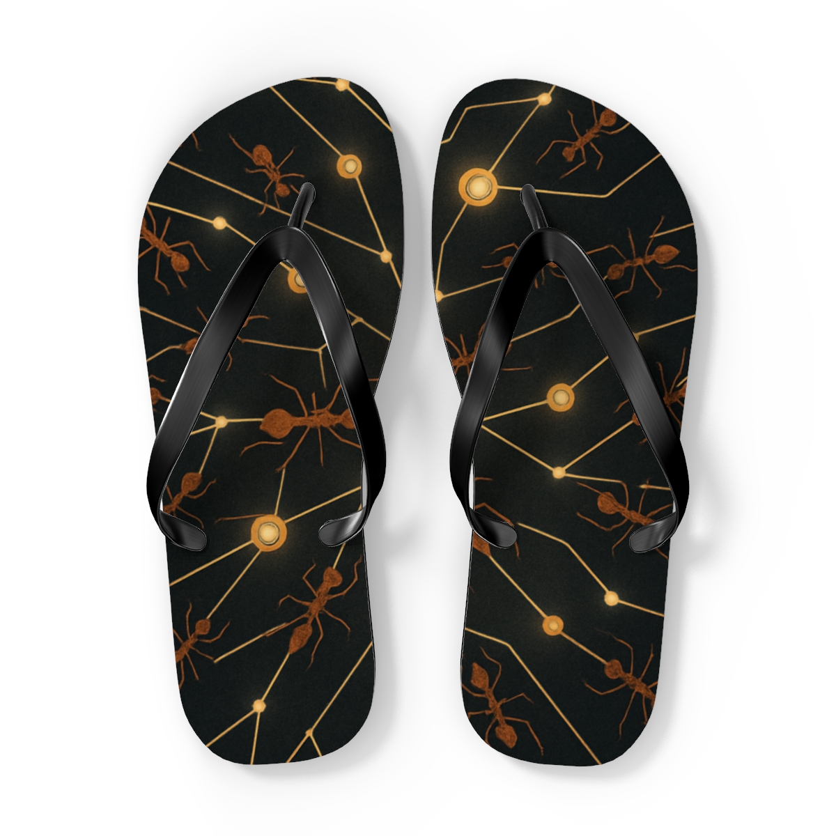Circuit Mind Of The Ant soft sole flip flops