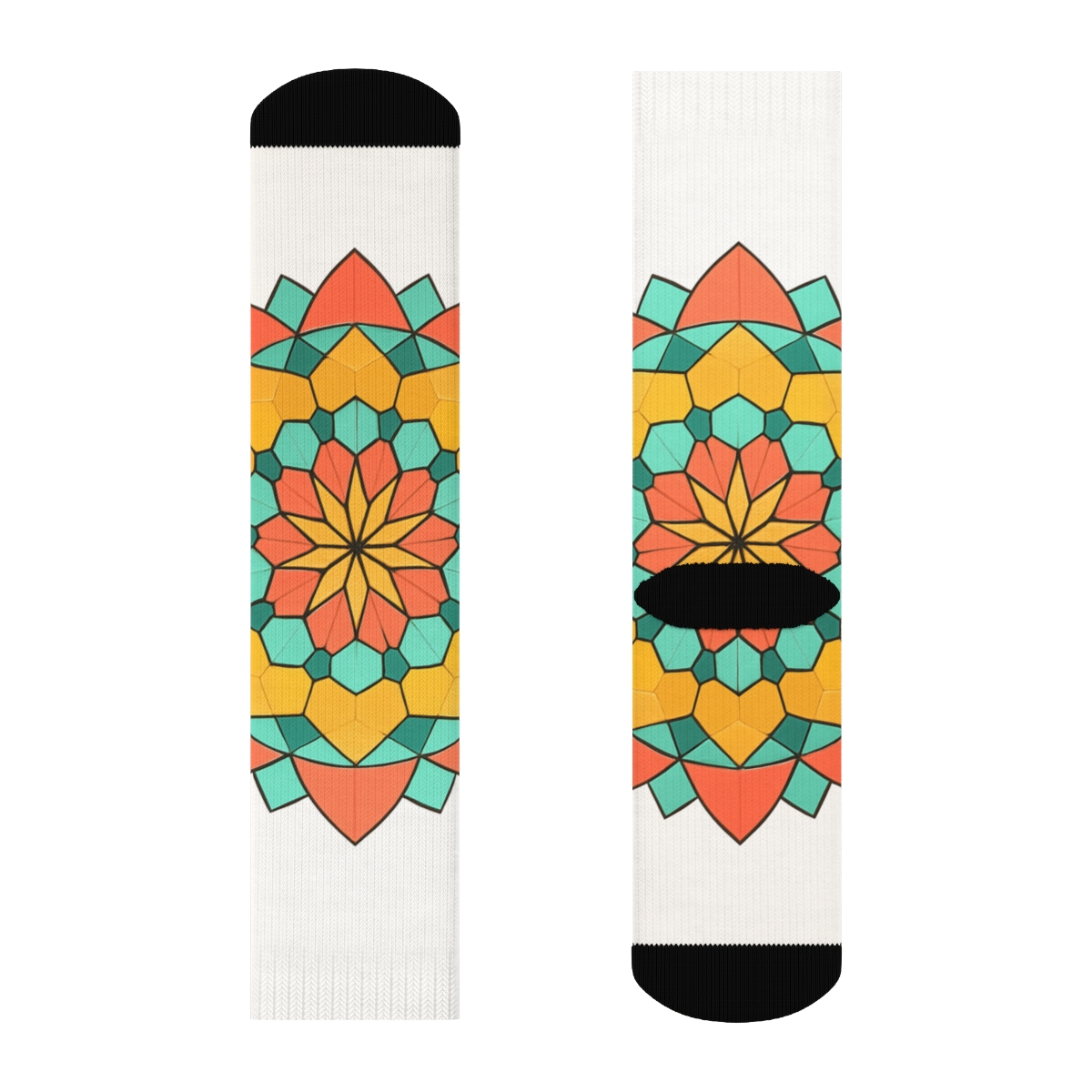 Citrus Prism Rosette Matrix sports performance socks