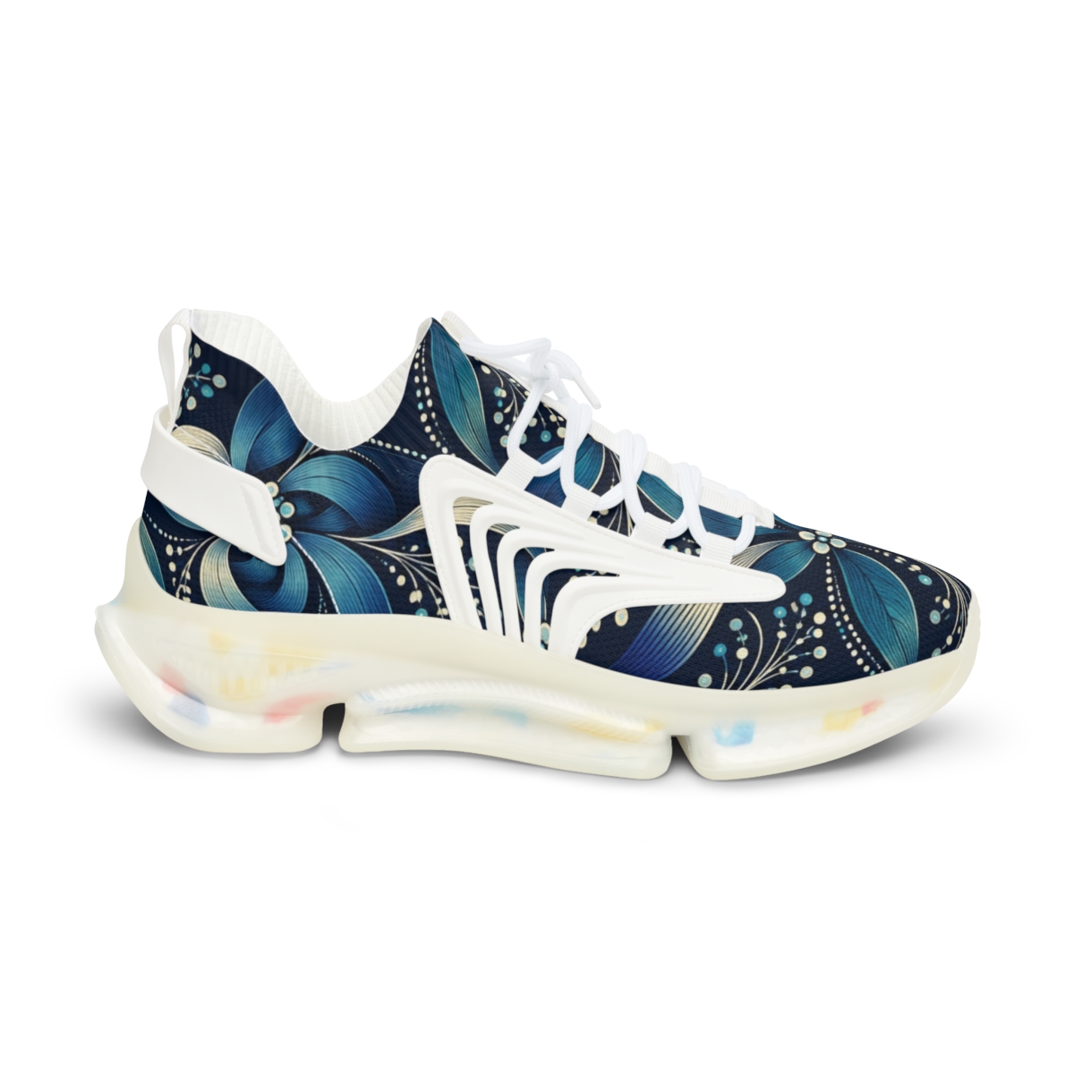 Clematis Ribbon Dot Lattice custom sneakers [AI-577ca403-603232c0ce81]