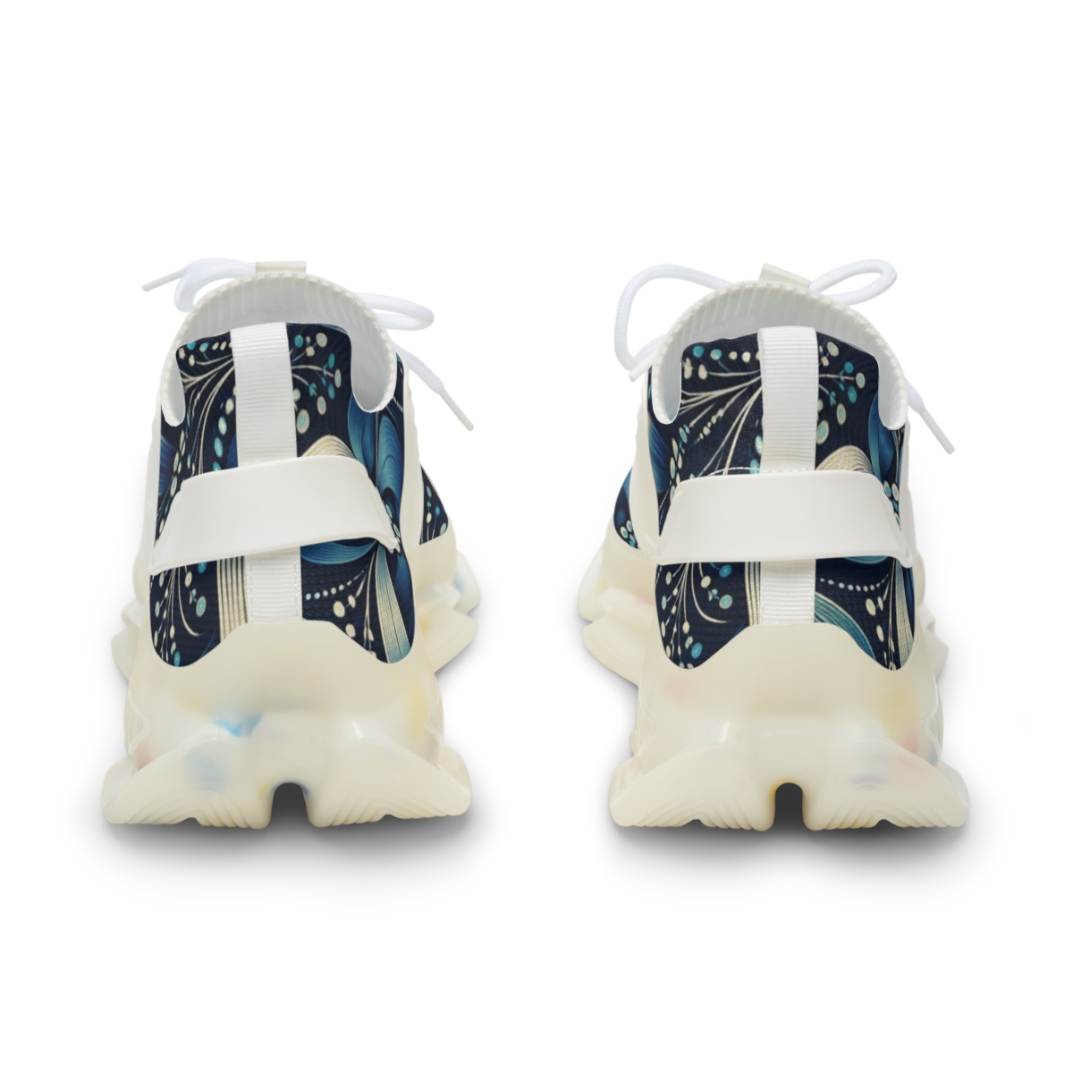 Clematis Ribbon Dot Lattice custom sneakers [AI-577ca403-a00ce6869c46]