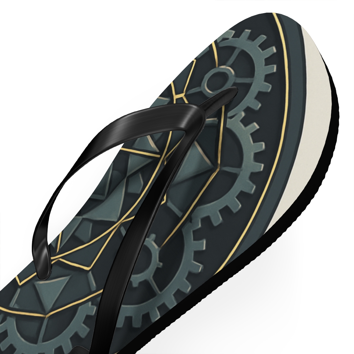Clockwork Circle Mosaic stylish summer flip flops