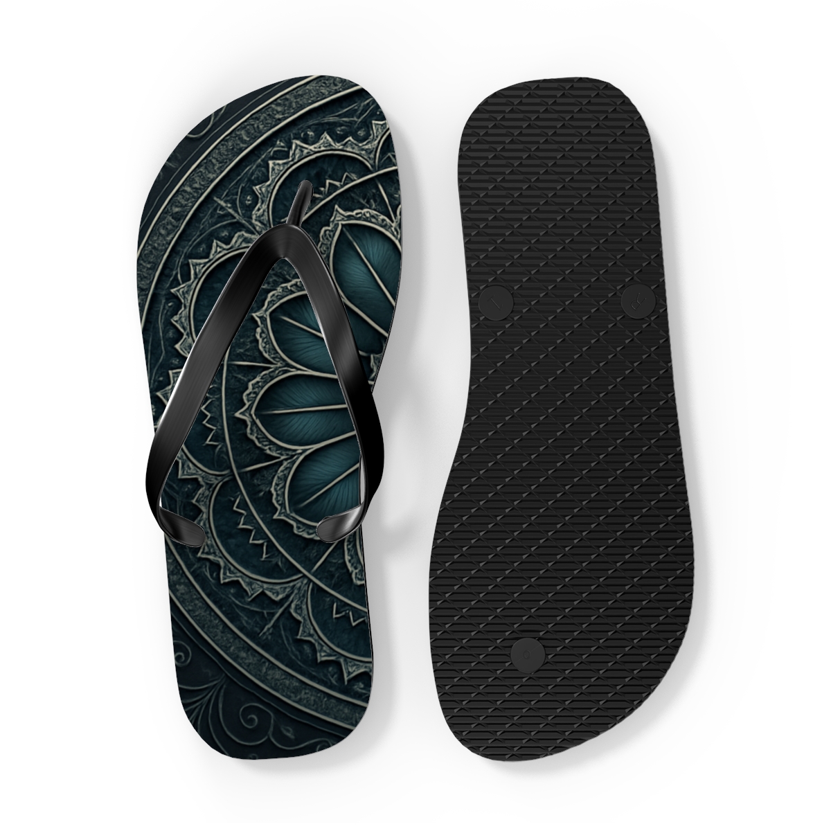 Clockwork Rosette Lattice custom flip flops