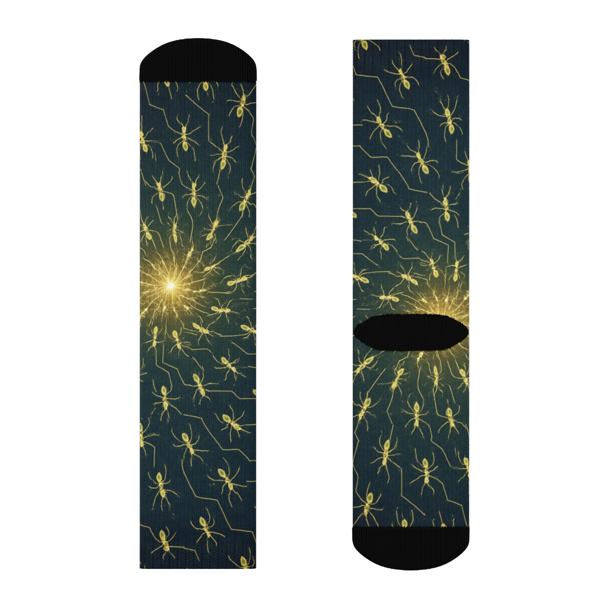 Clockwork Swarm Of The Luminous Ant personalized cozy socks