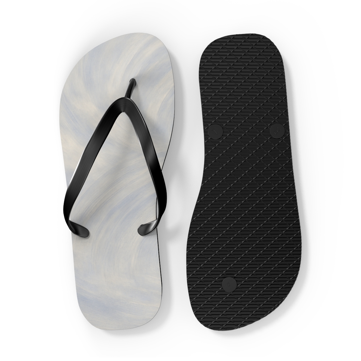 Cloud Band Wavefront Diagram colorful rubber flip flops