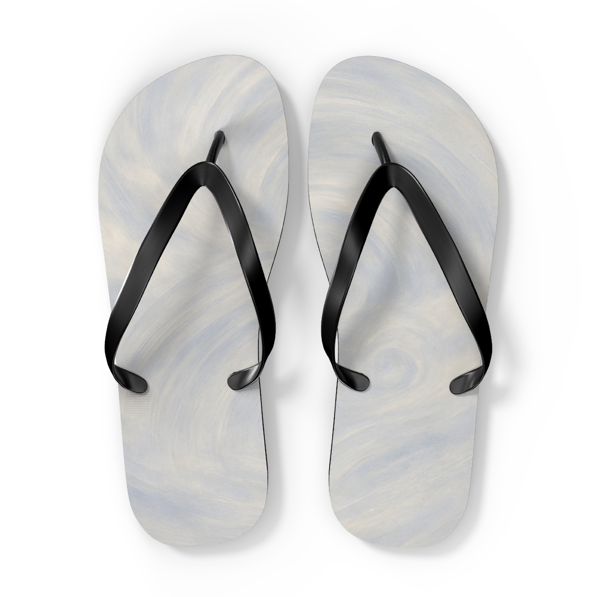 Cloud Band Wavefront Diagram colorful rubber flip flops