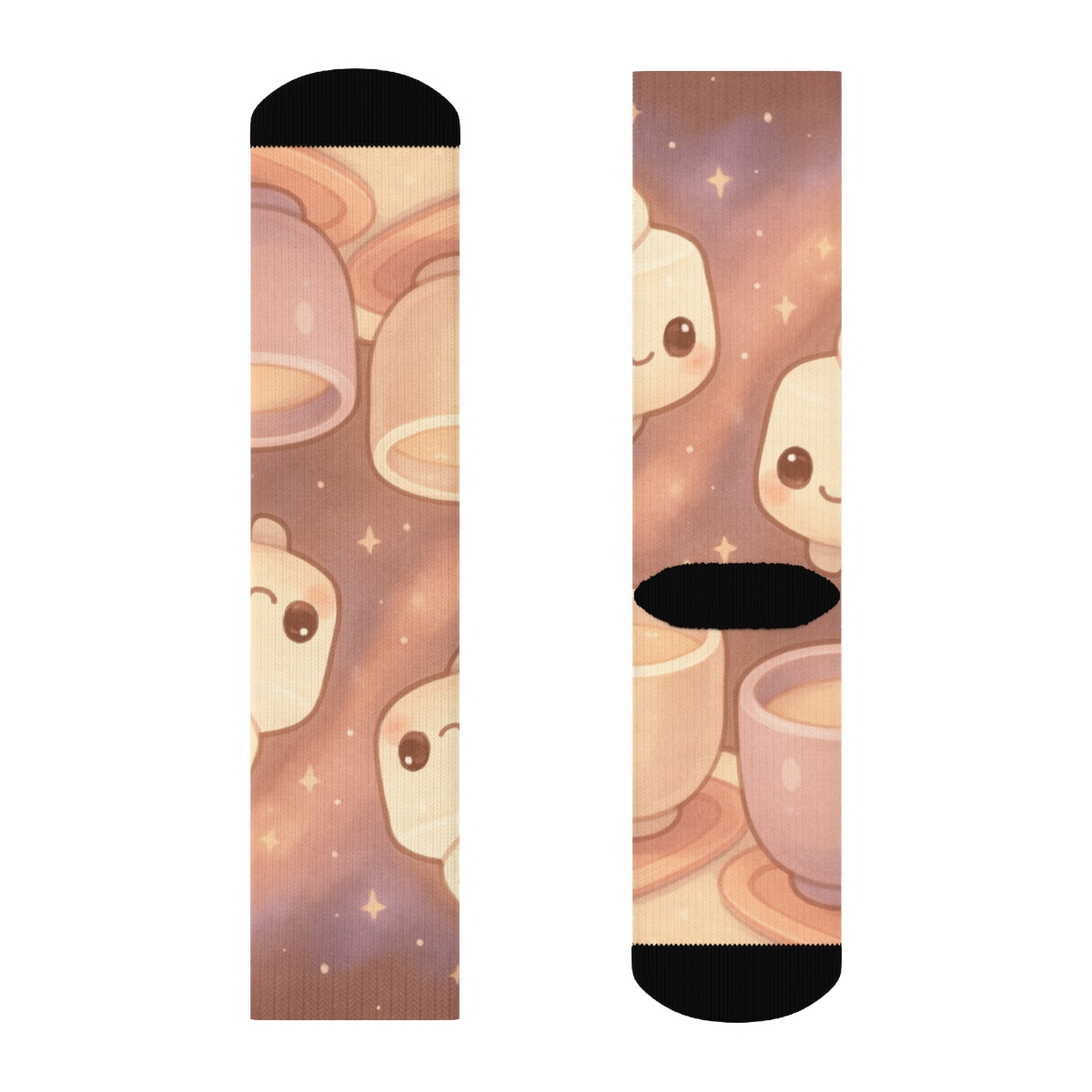 Comet Cocoa Marshmallow Buddies custom socks