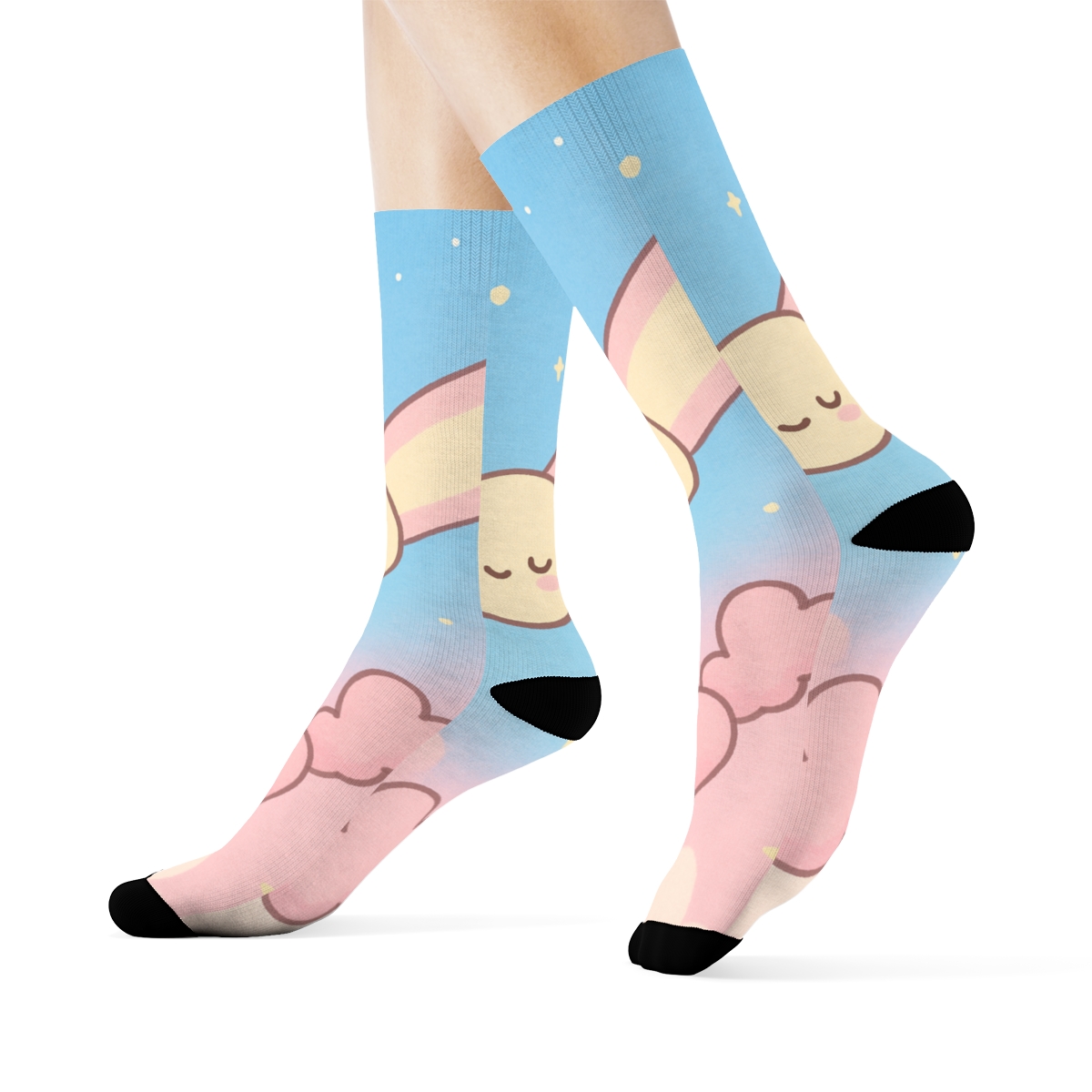 Comet Cotton Candy Friends comfortable cotton socks