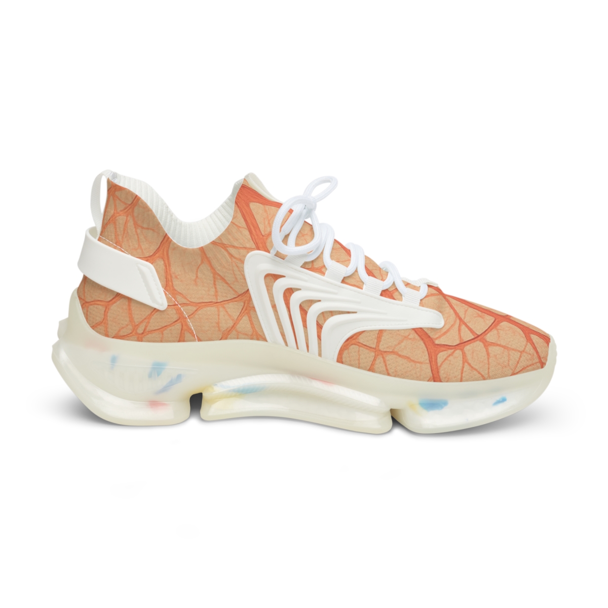 Coral Lattice Walk Sneakers