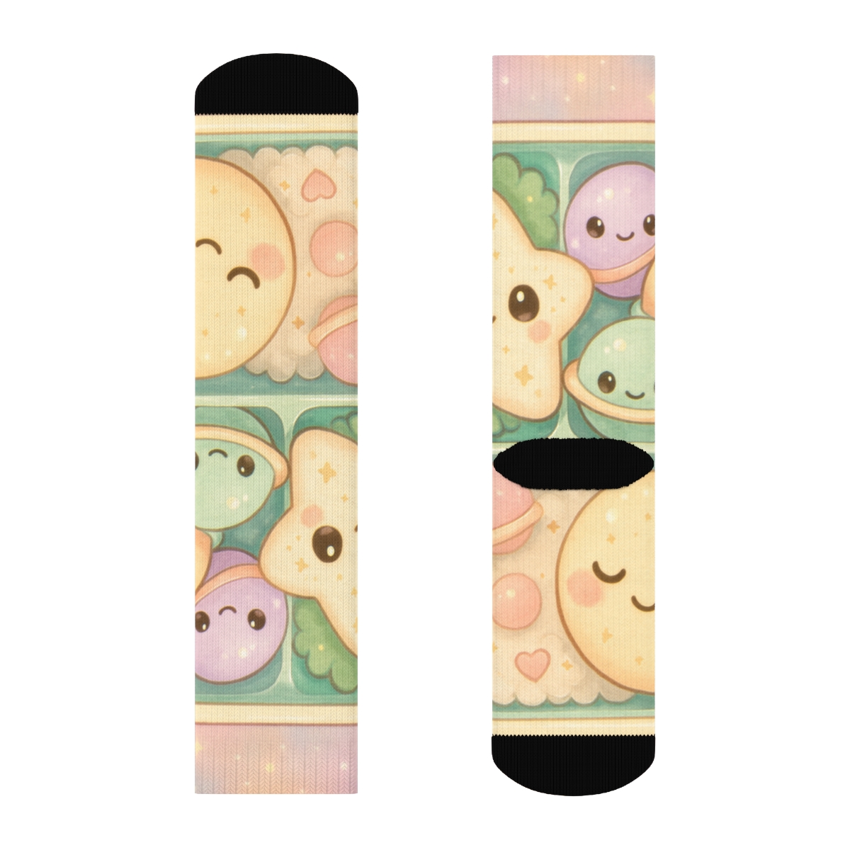 Cosmic Bento Buddies trendy colorful socks