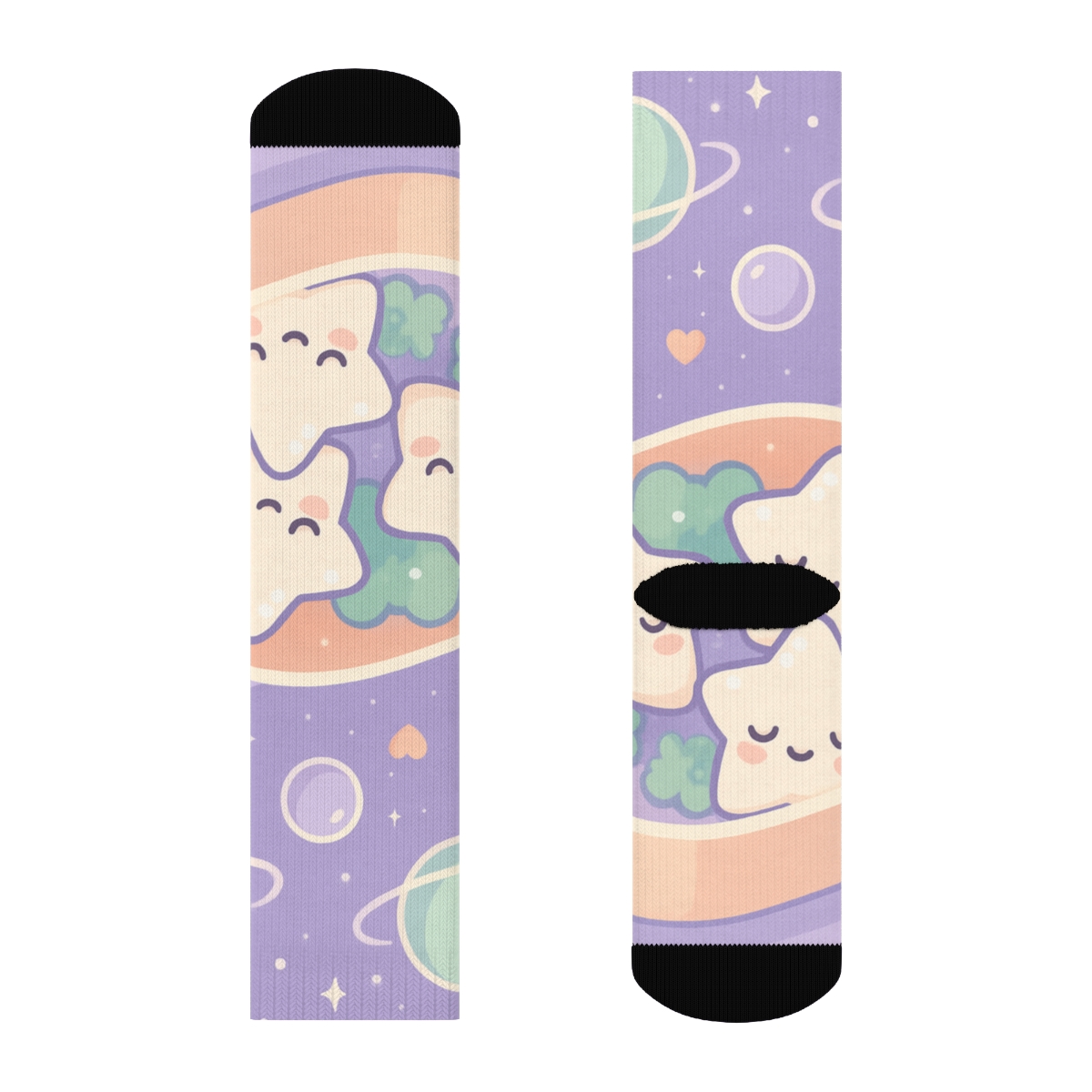 Cosmic Bento Starlets trendy colorful socks