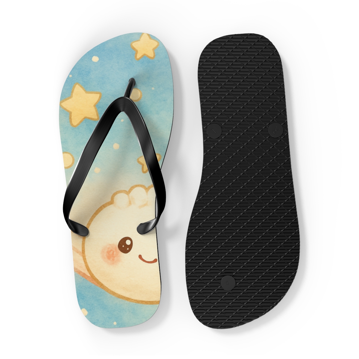 Cosmic Dumpling Comets comfortable casual flip flops