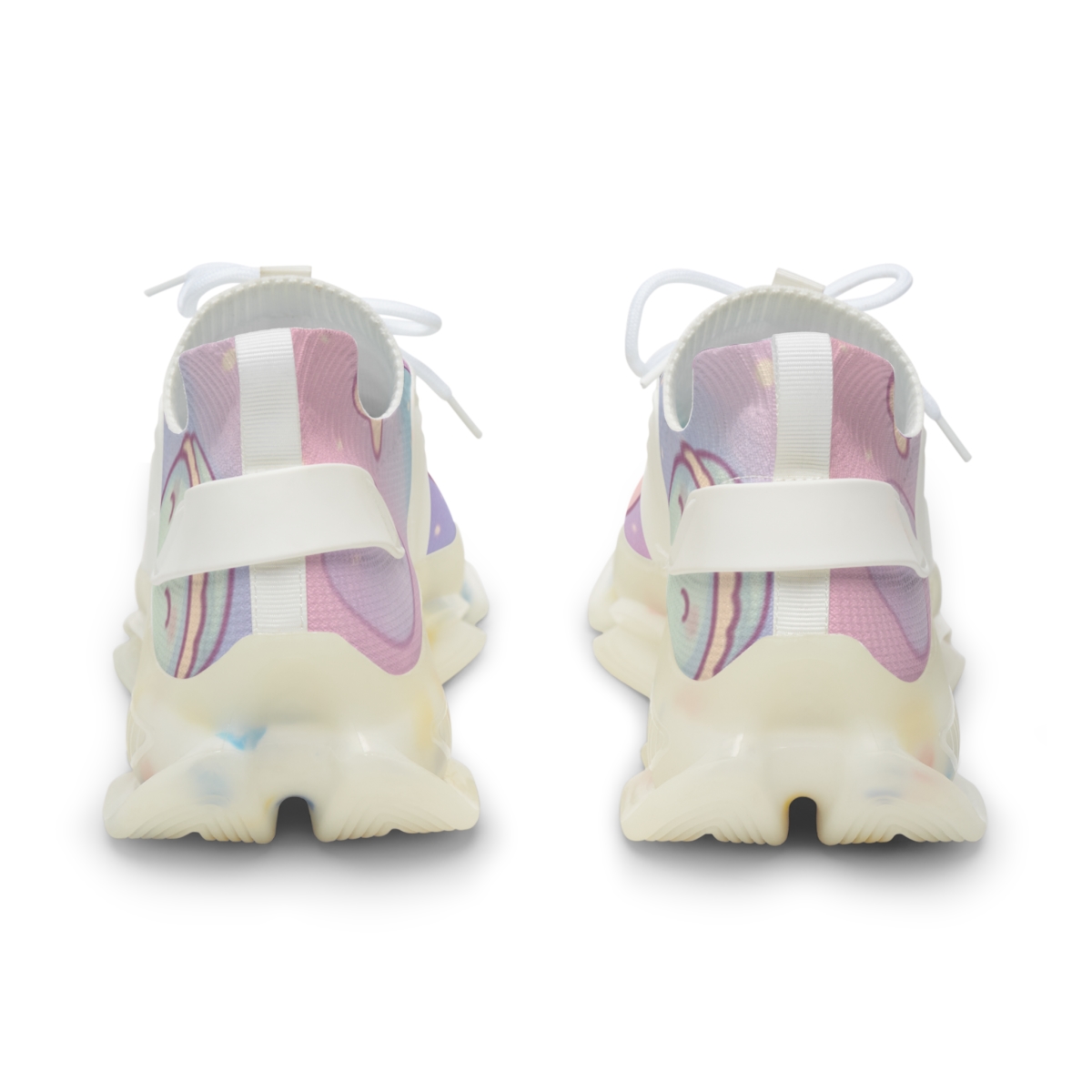 Cosmic Macaron Meteors custom sneakers