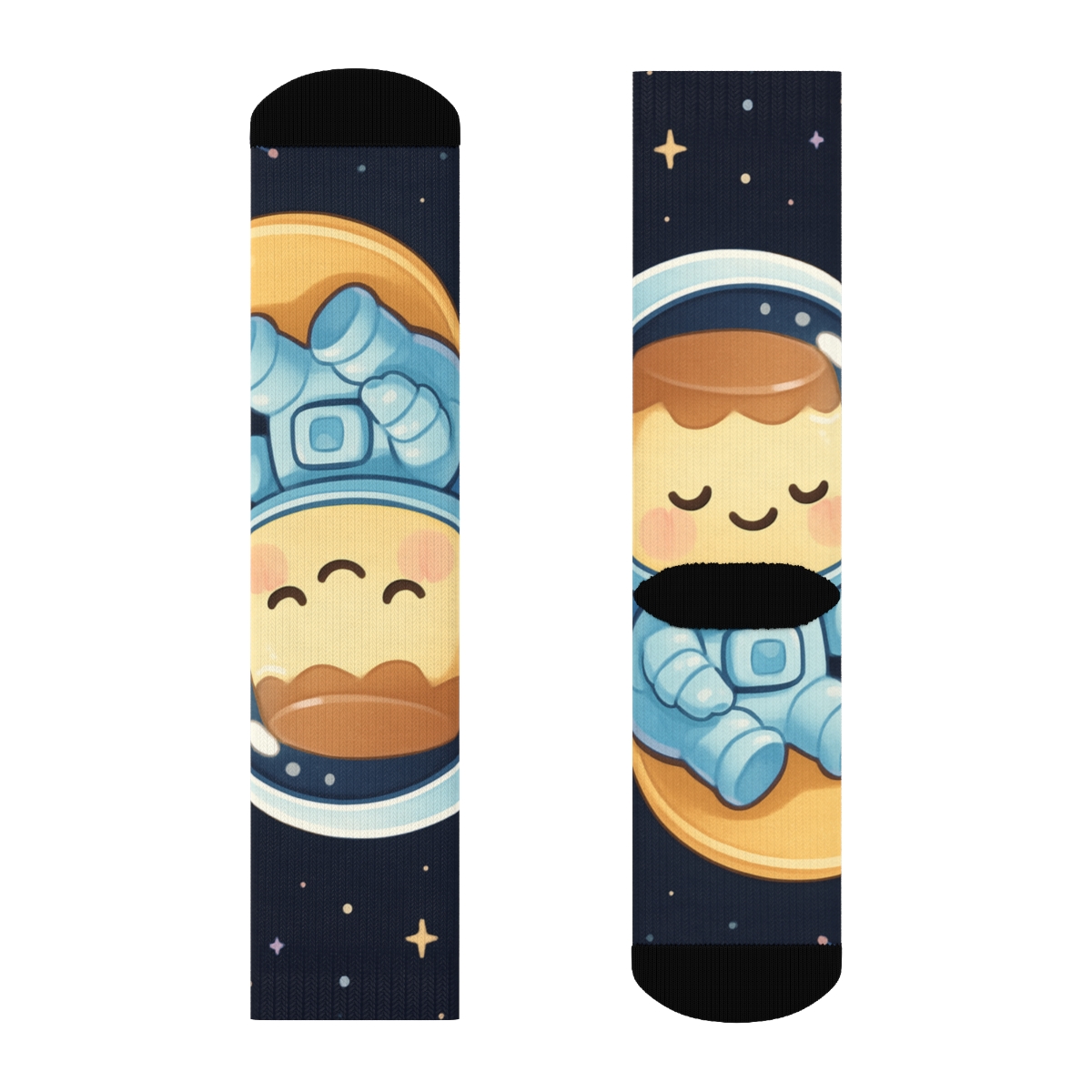 Cosmic Pudding Astronauts sports performance socks