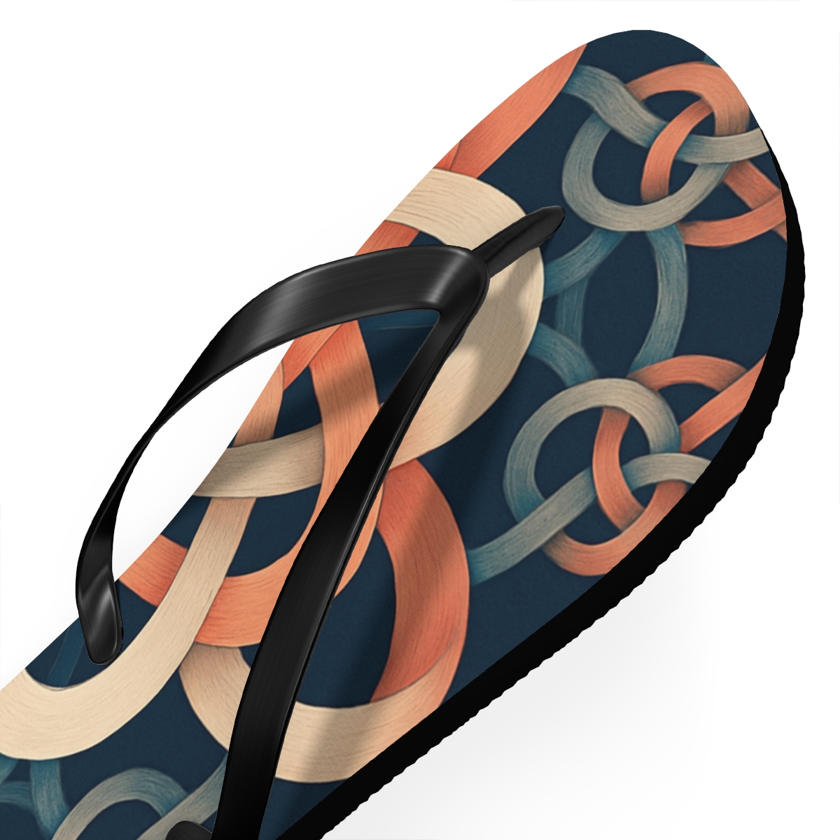 Cosmos Petal Interlace comfortable casual flip flops