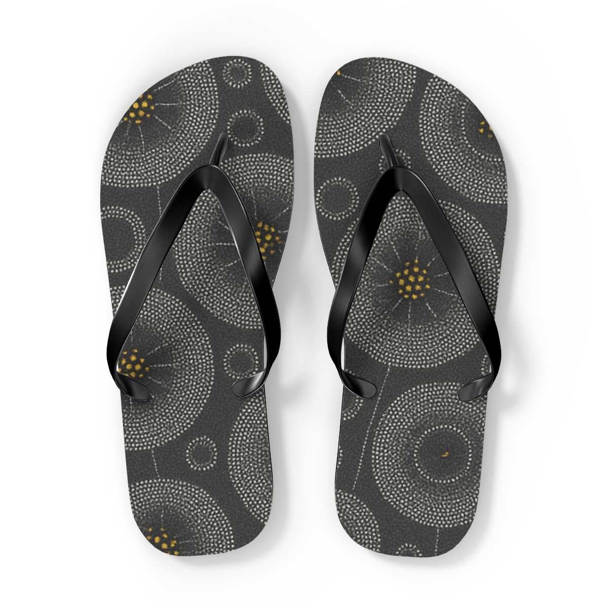 Cosmos Pollen Point Array soft sole flip flops