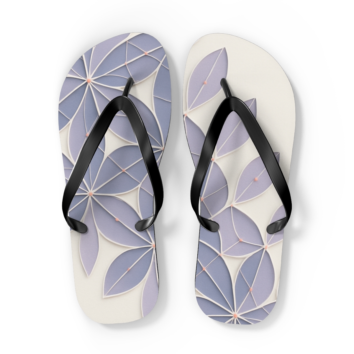 Cosmos Vein Lattice Drift designer logo flip flops
