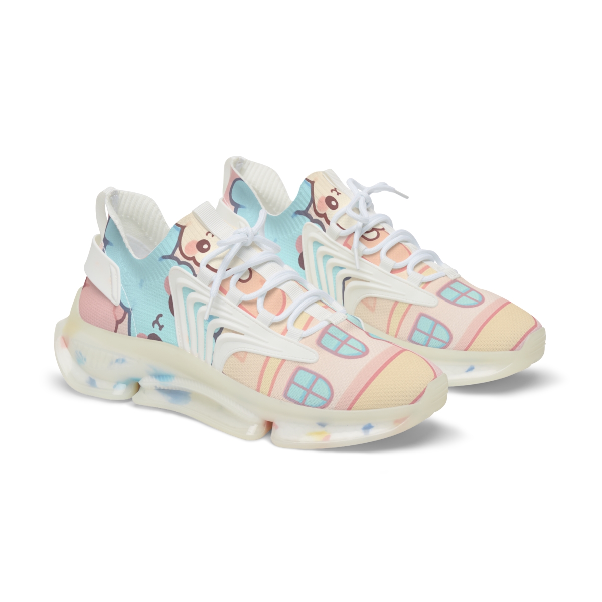 Cotton Candy Alpaca Parade stylish casual sneakers