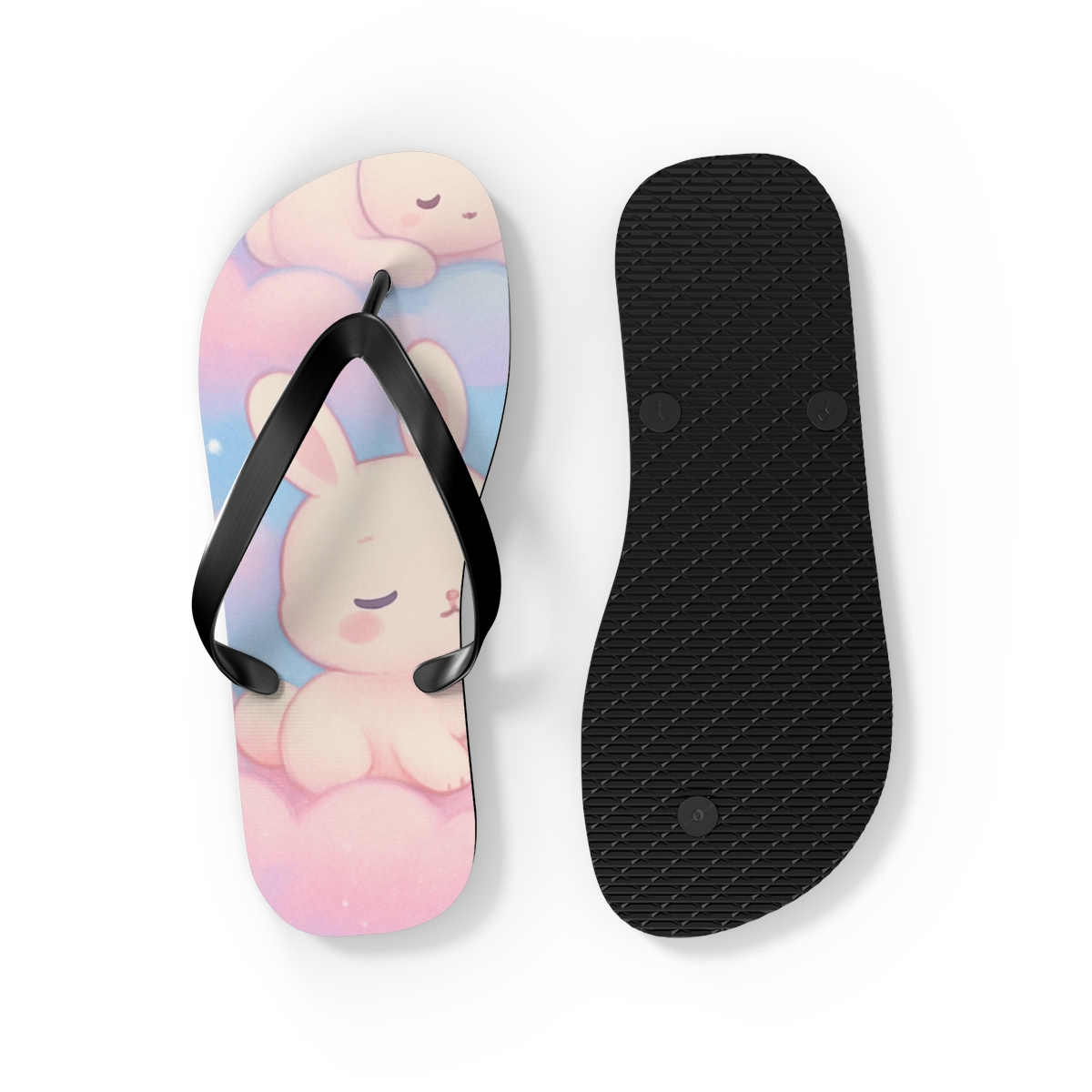 Pastel Dreamscape Flip Flops