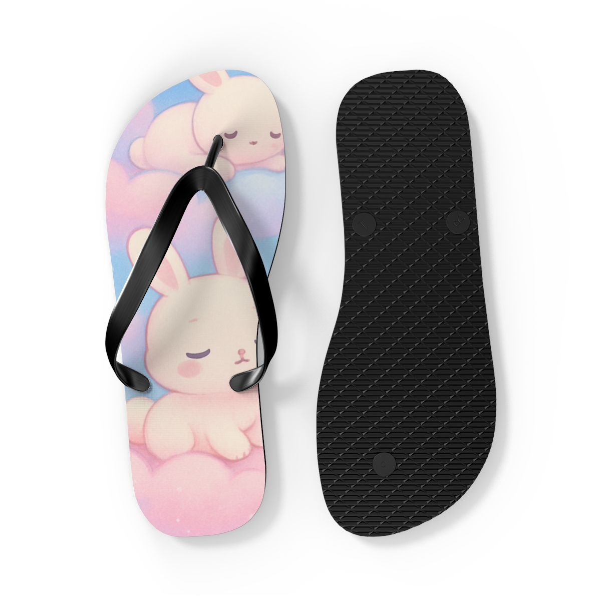 Pastel Dreamscape Flip Flops