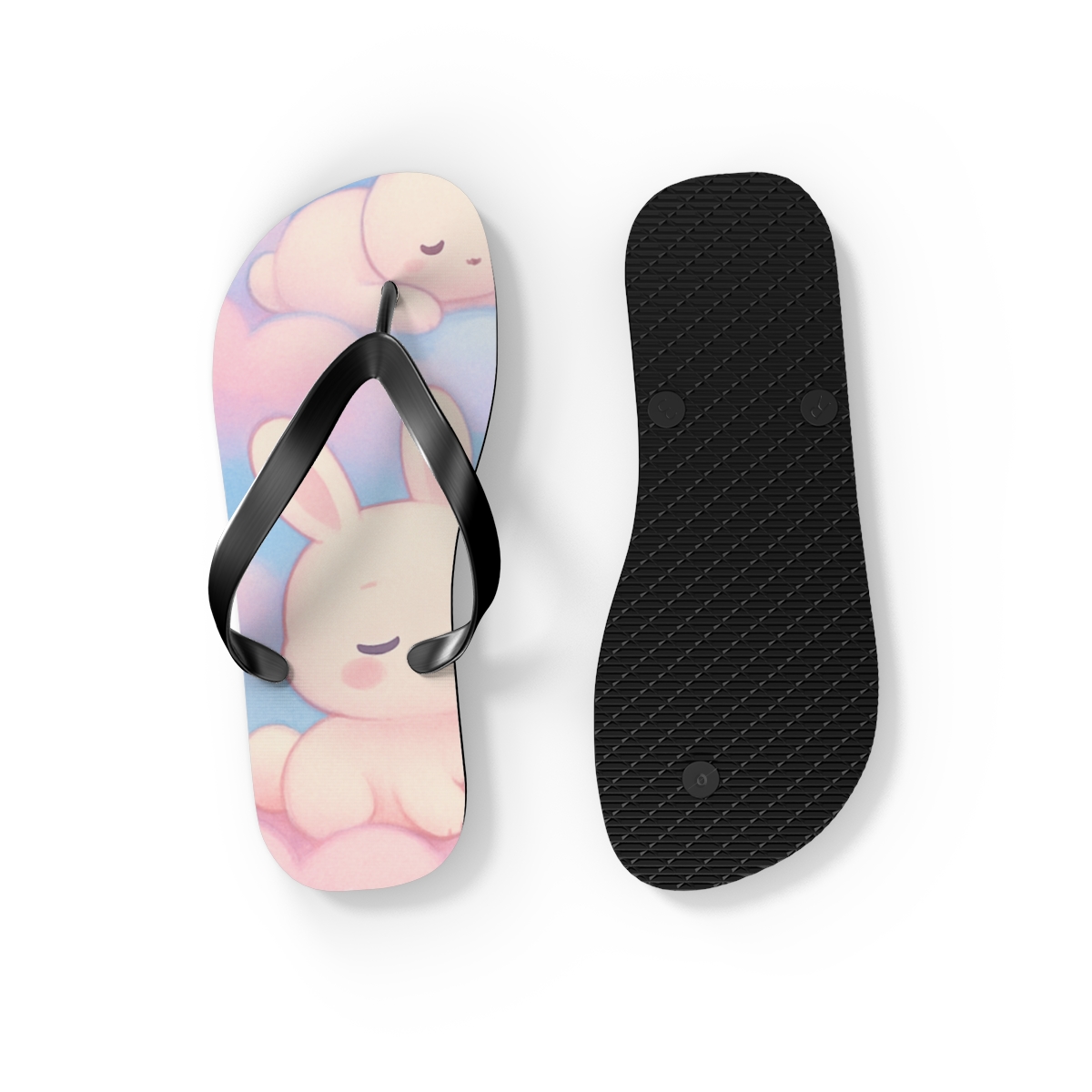 Pastel Dreamscape Flip Flops