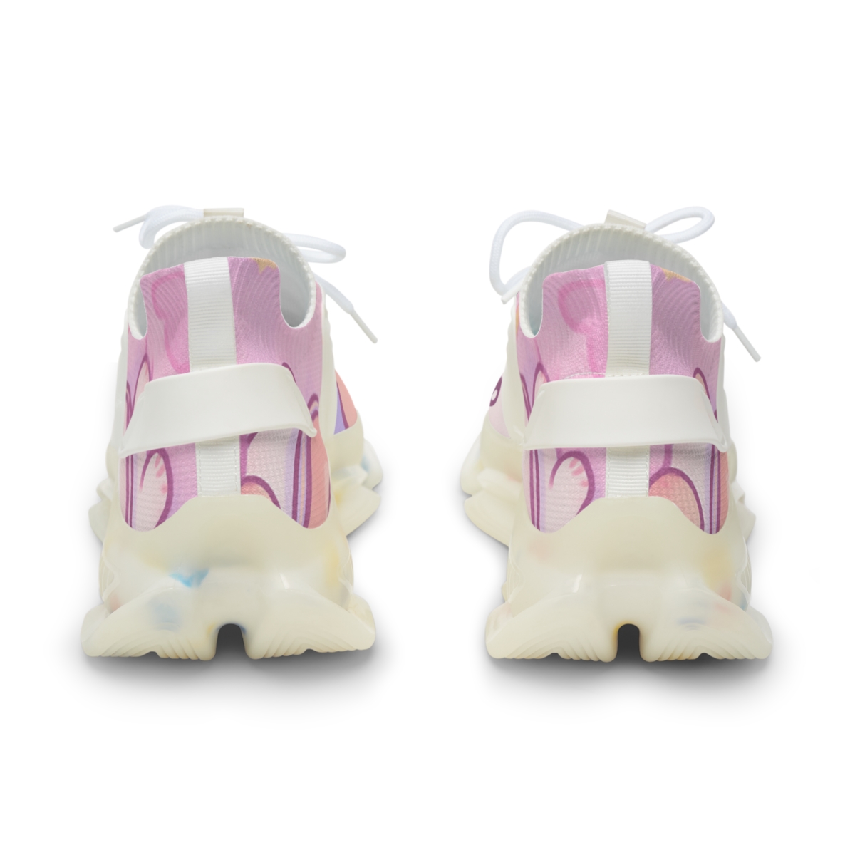 Cotton Candy Moon Critters unique printed sneakers